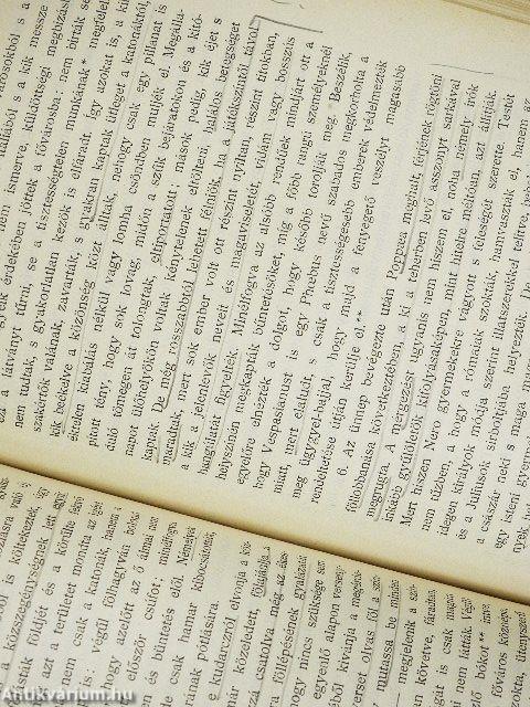 Tacitus fönmaradt összes művei I-II.