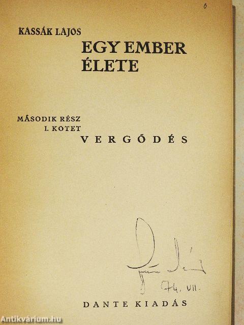 Egy ember élete - Második rész I-III.