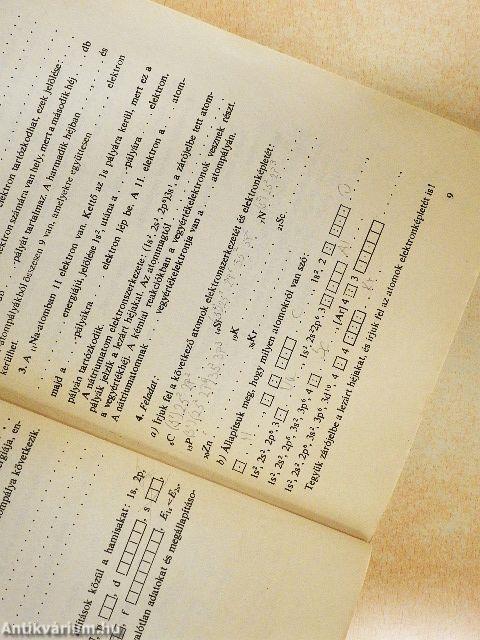 Kémia I. - Munkafüzet