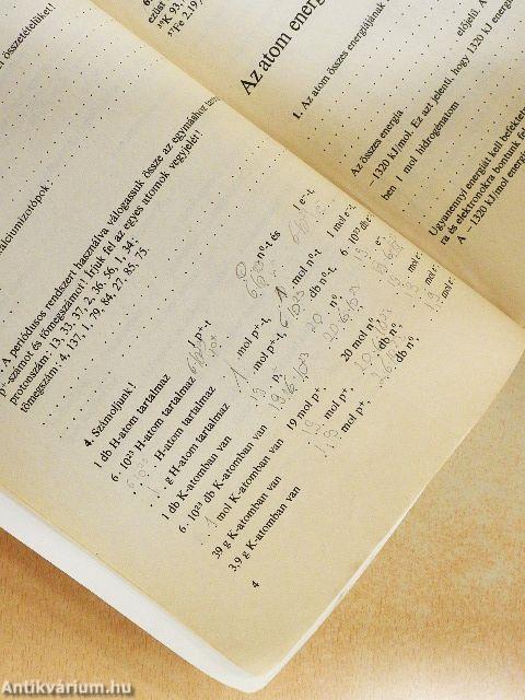 Kémia I. - Munkafüzet