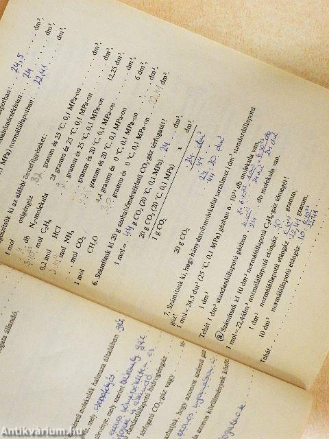 Kémia I. - Munkafüzet