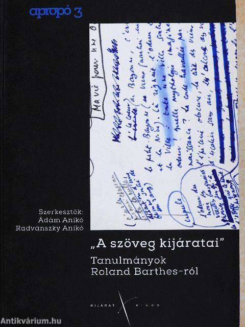 "A szöveg kijáratai"