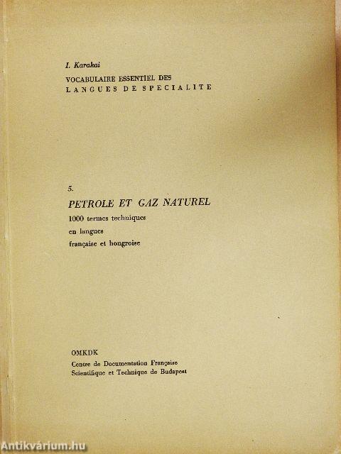 Vocabulaire Essentiel des Langues de Specialite 5.