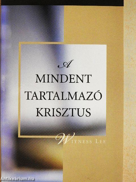 A mindent tartalmazó Krisztus
