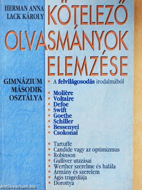 Kötelező olvasmányok elemzése 2.