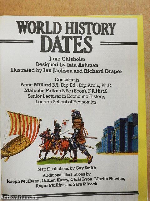 The Usborne Illustrated World History Dates