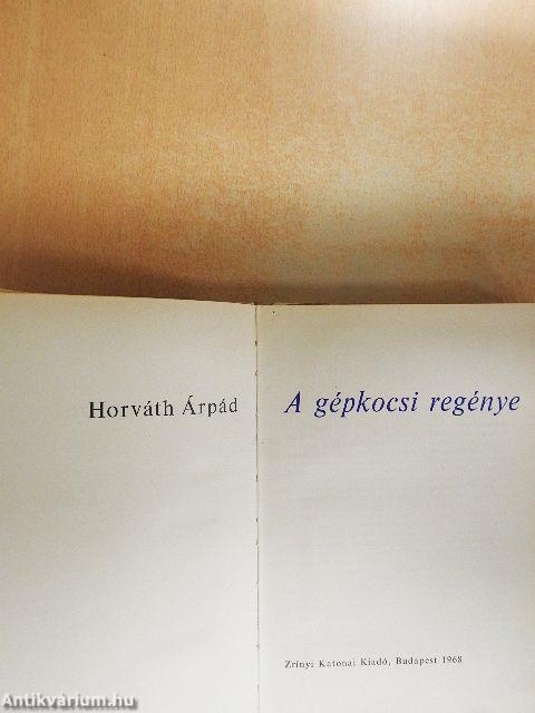 A gépkocsi regénye