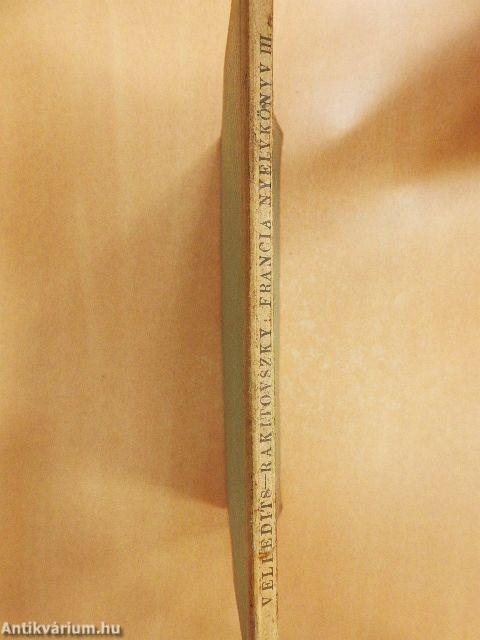 Francia nyelvkönyv III.