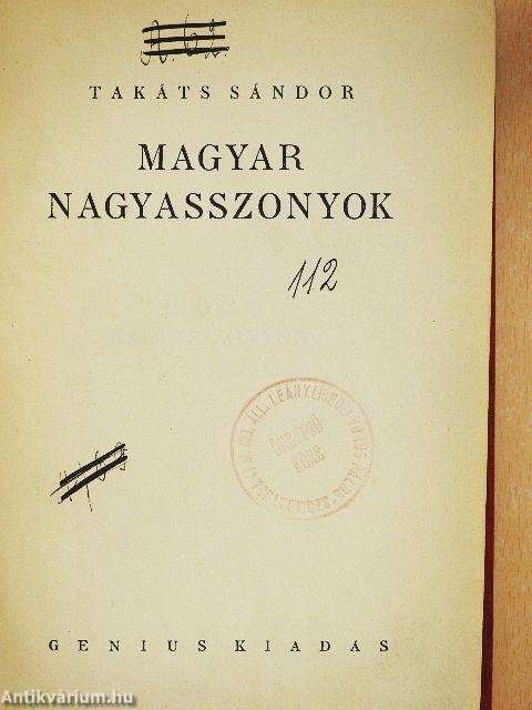 Magyar nagyasszonyok 