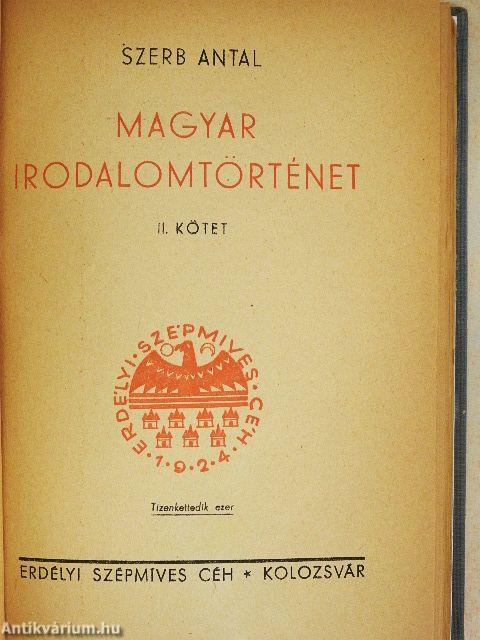 Magyar irodalomtörténet I-II.