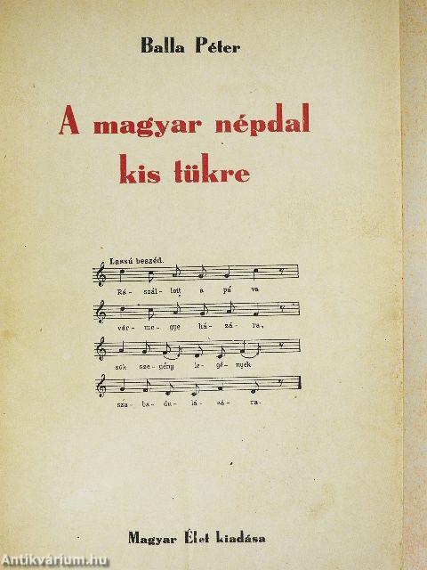 A magyar népdal kis tükre