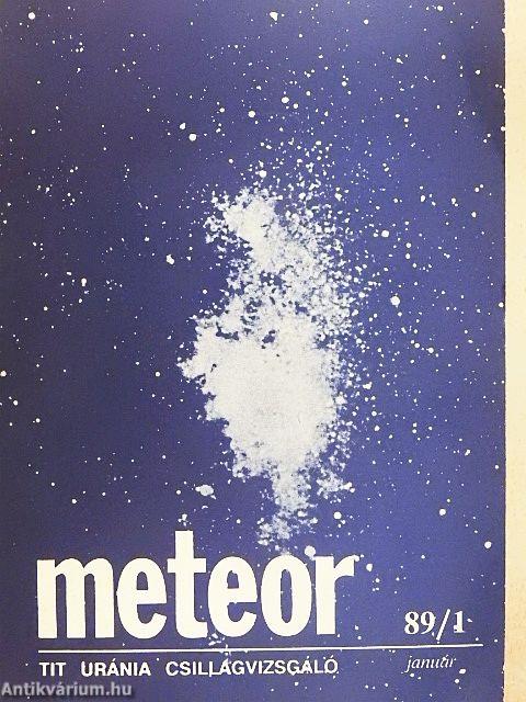 Meteor 1989. január-december