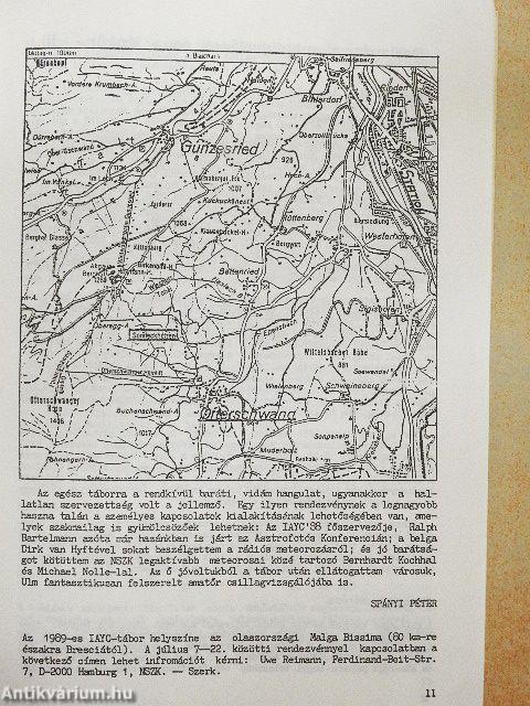 Meteor 1989. január-december