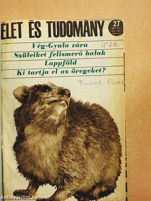 Élet és Tudomány 1967. július-december (fél évfolyam)