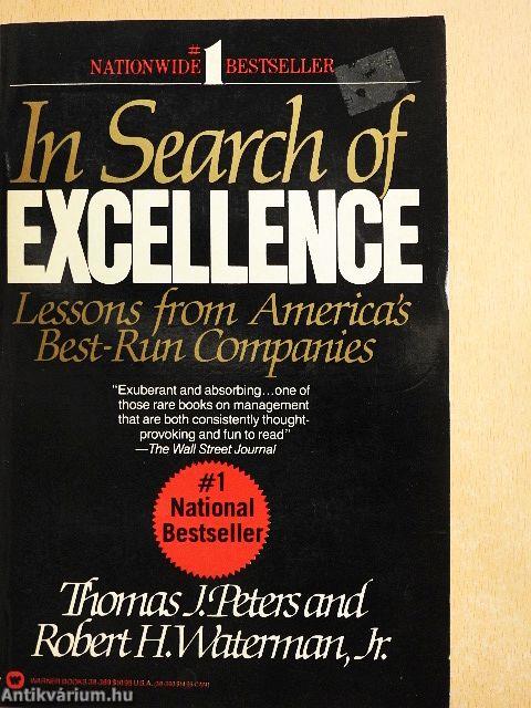 In Search of Excellence
