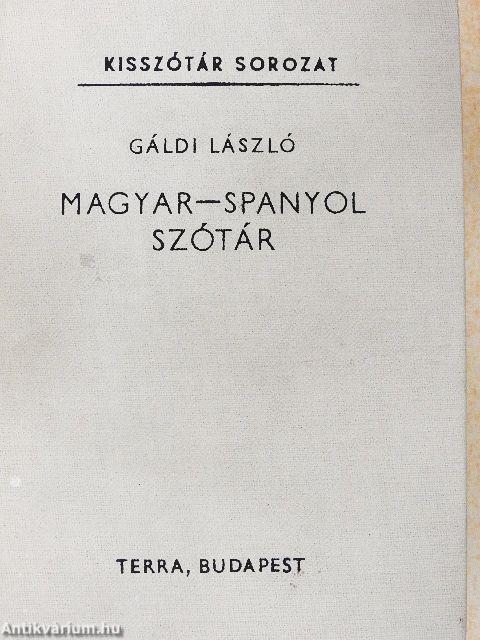 Magyar-spanyol szótár