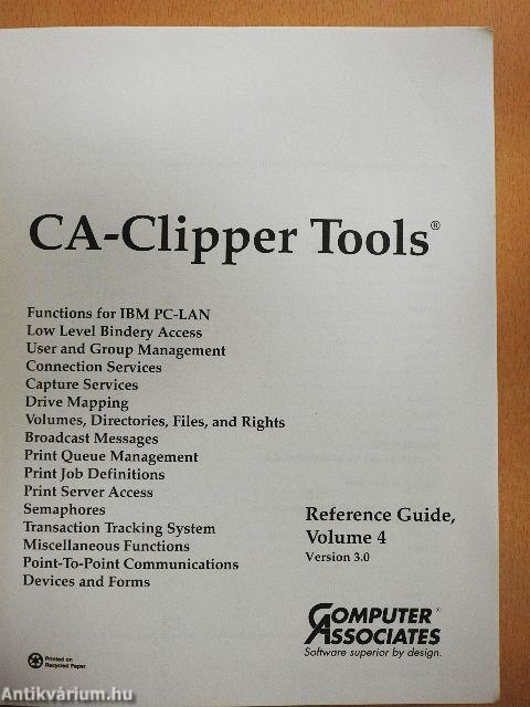 CA-Clipper Tools 4.