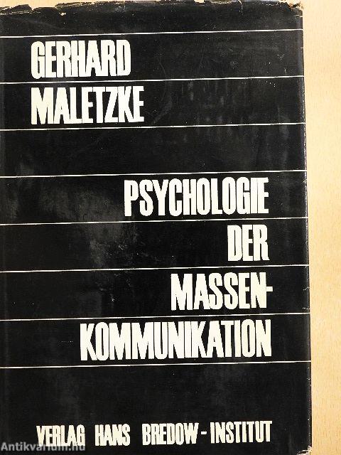 Psychologie der Massenkommunikation
