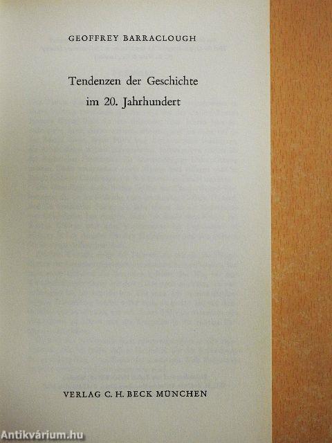 Tendenzen der Geschichte im 20. Jahrhundert