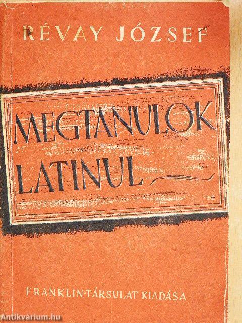 Megtanulok latinul