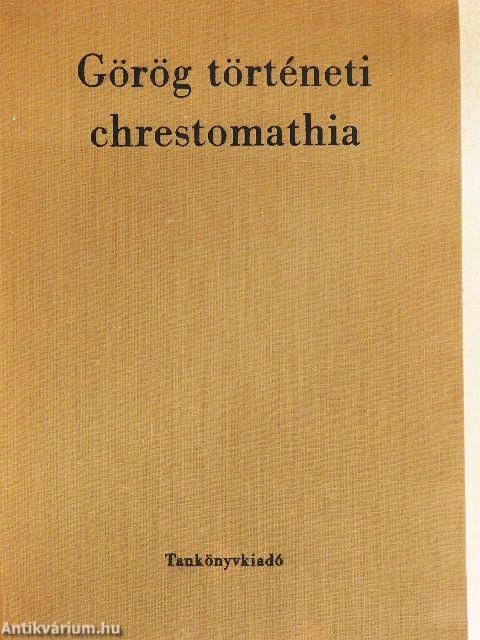 Görög történeti chrestomathia