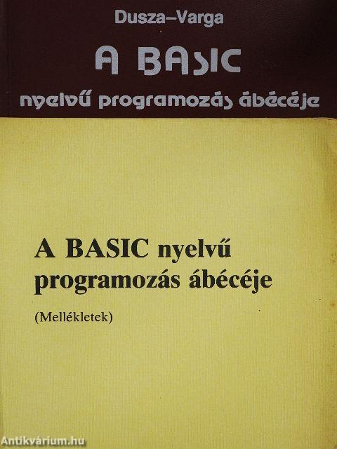 A Basic nyelvű programozás ábécéje