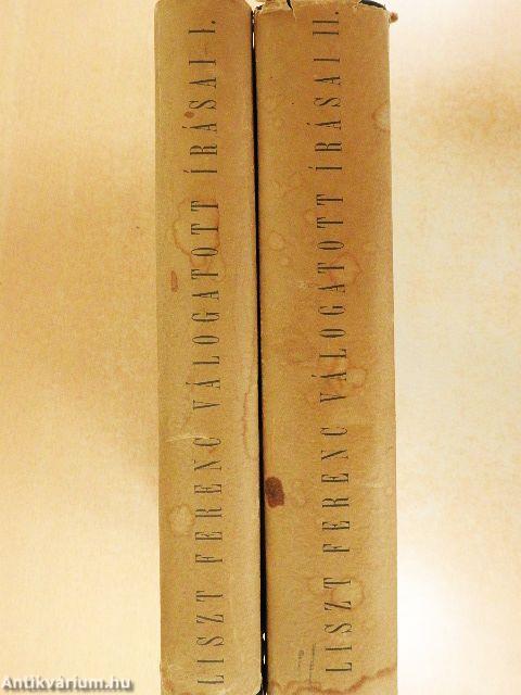 Liszt Ferenc válogatott írásai I-II.