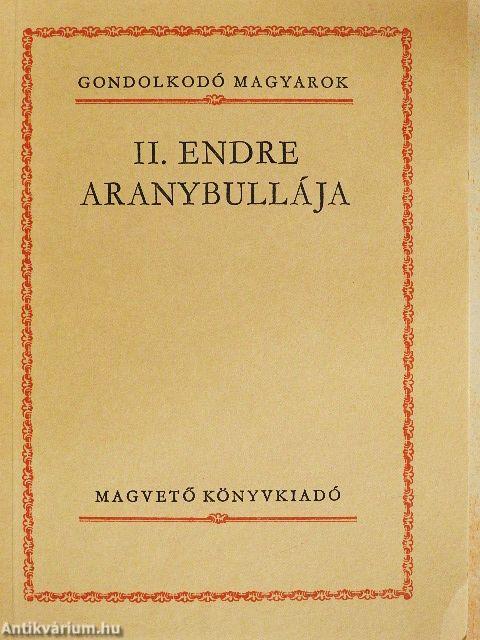 II. Endre Aranybullája