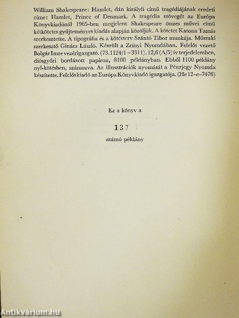 Hamlet, dán királyfi