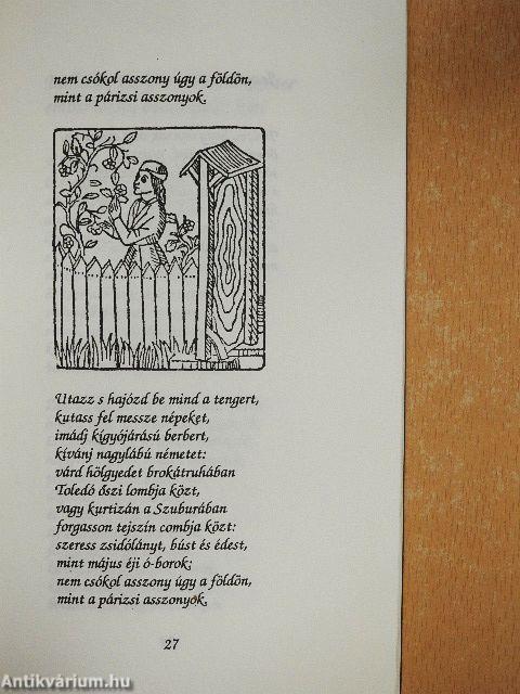 Francois Villon balladái Faludy György átköltésében