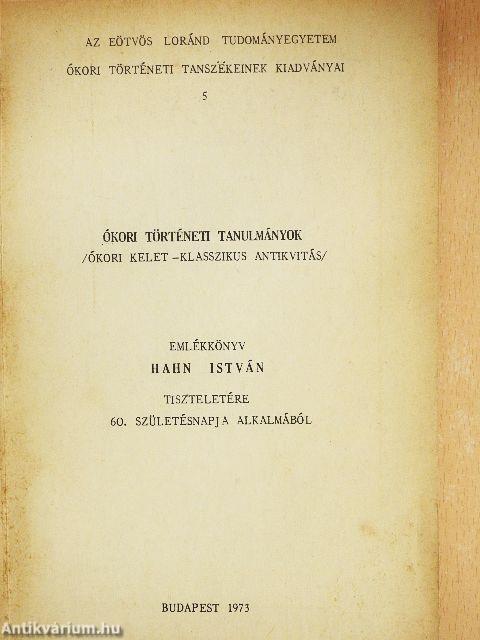 Ókori történeti tanulmányok