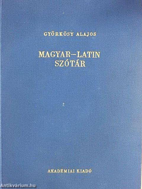 Magyar-latin szótár