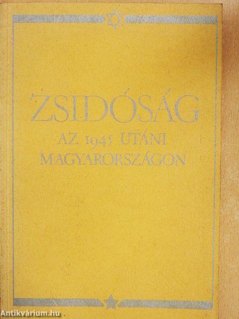 Zsidóság az 1945 utáni Magyarországon