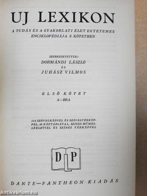 Uj Lexikon I-VI.