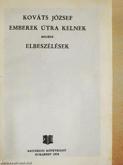 Emberek útra kelnek/Elbeszélések