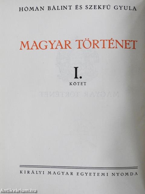 Magyar történet I-VIII.