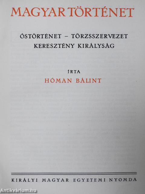 Magyar történet I-VIII.