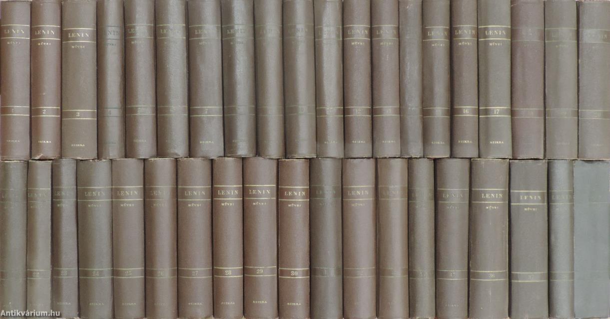 V. I. Lenin művei 1-39.