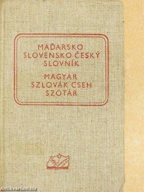 Magyar-szlovák-cseh szótár