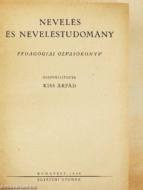 Nevelés és neveléstudomány