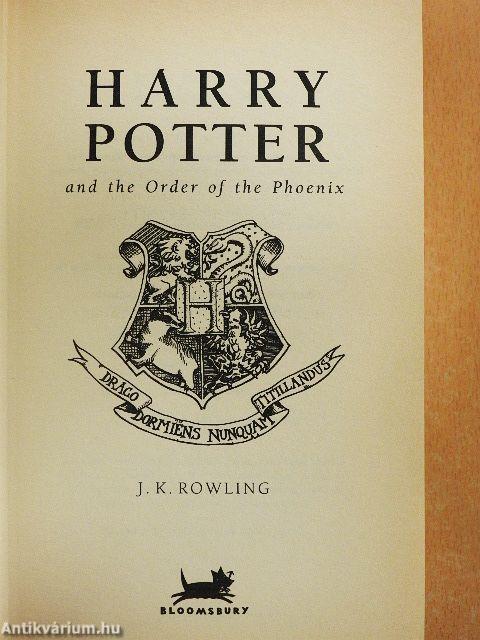 Harry Potter and the Order of the Phoenix