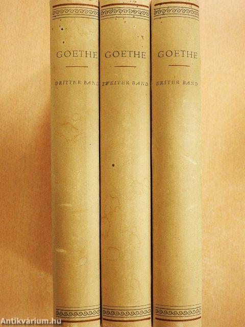 Der Junge Goethe/Der Klassische Goethe/Der Alte Goethe
