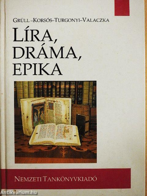 Líra, dráma, epika