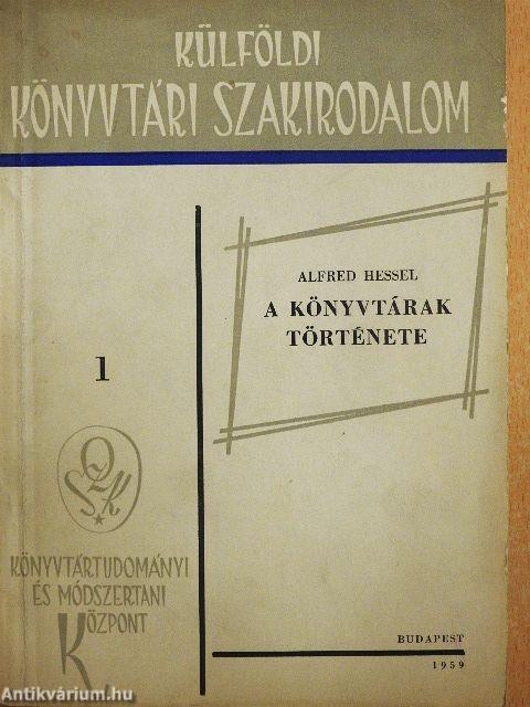 A könyvtárak története