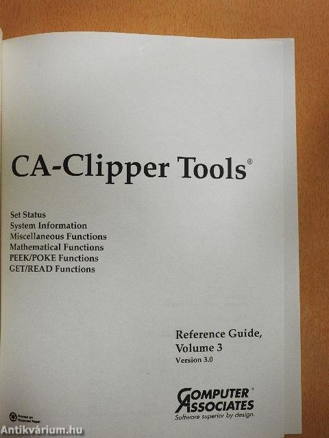 CA-Clipper Tools 3.