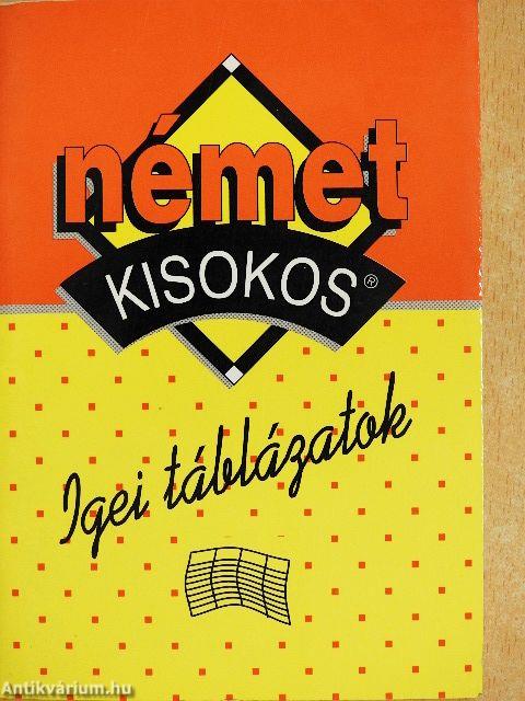 Német kisokos - Igei táblázatok