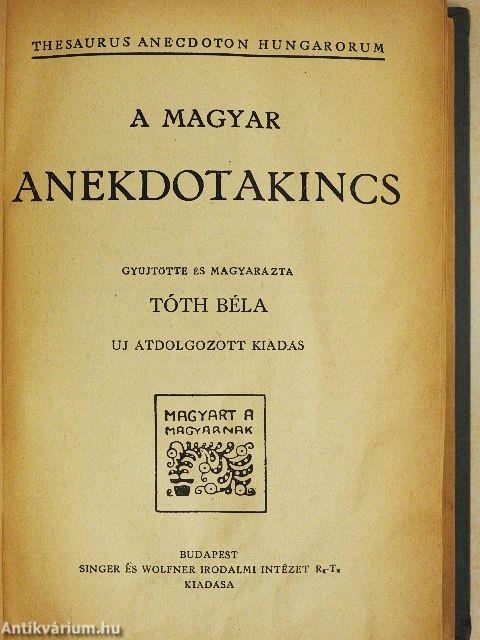 A magyar anekdotakincs