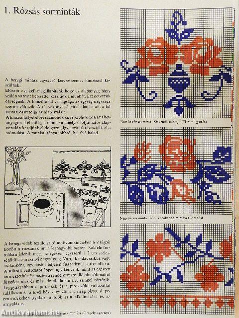 Beregi keresztszemes minták