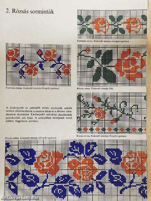 Beregi keresztszemes minták