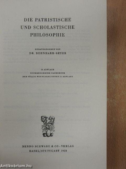 Grundriss der Geschichte der Philosophie I-II